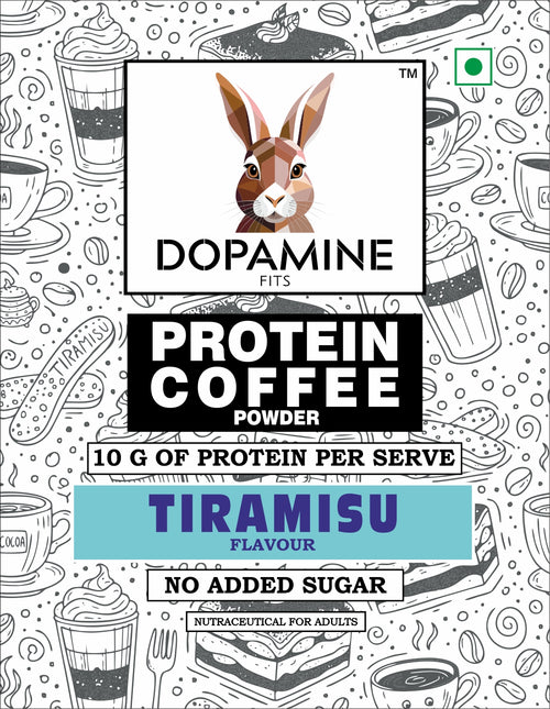 Dopamine Fits Protein Coffee - TIRAMISU Flavour (25g - per sachet)